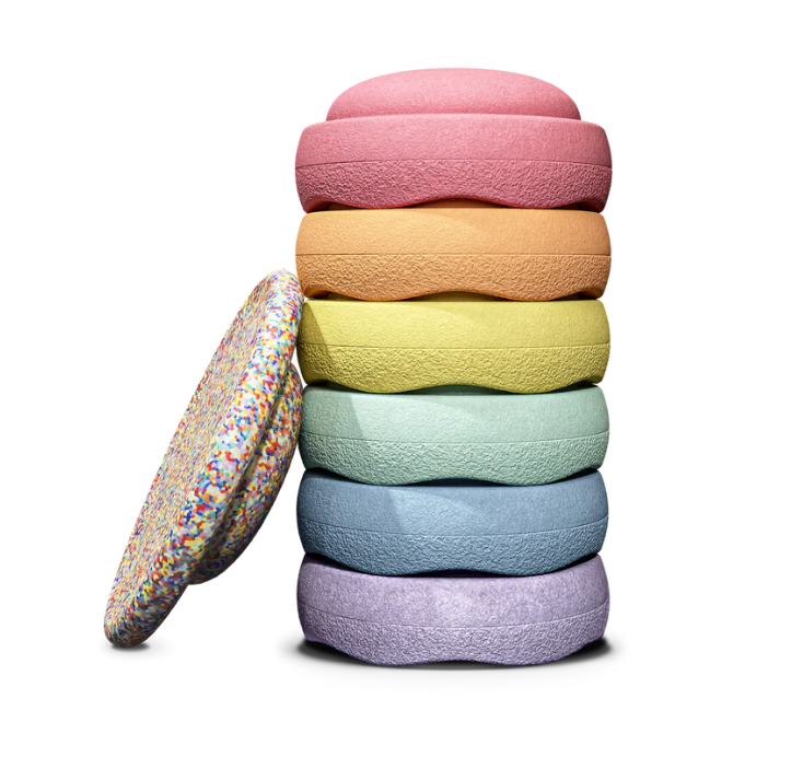 PO JULY-ETA END AUG] Stapelstein® Rainbow Set pastel – Toydler