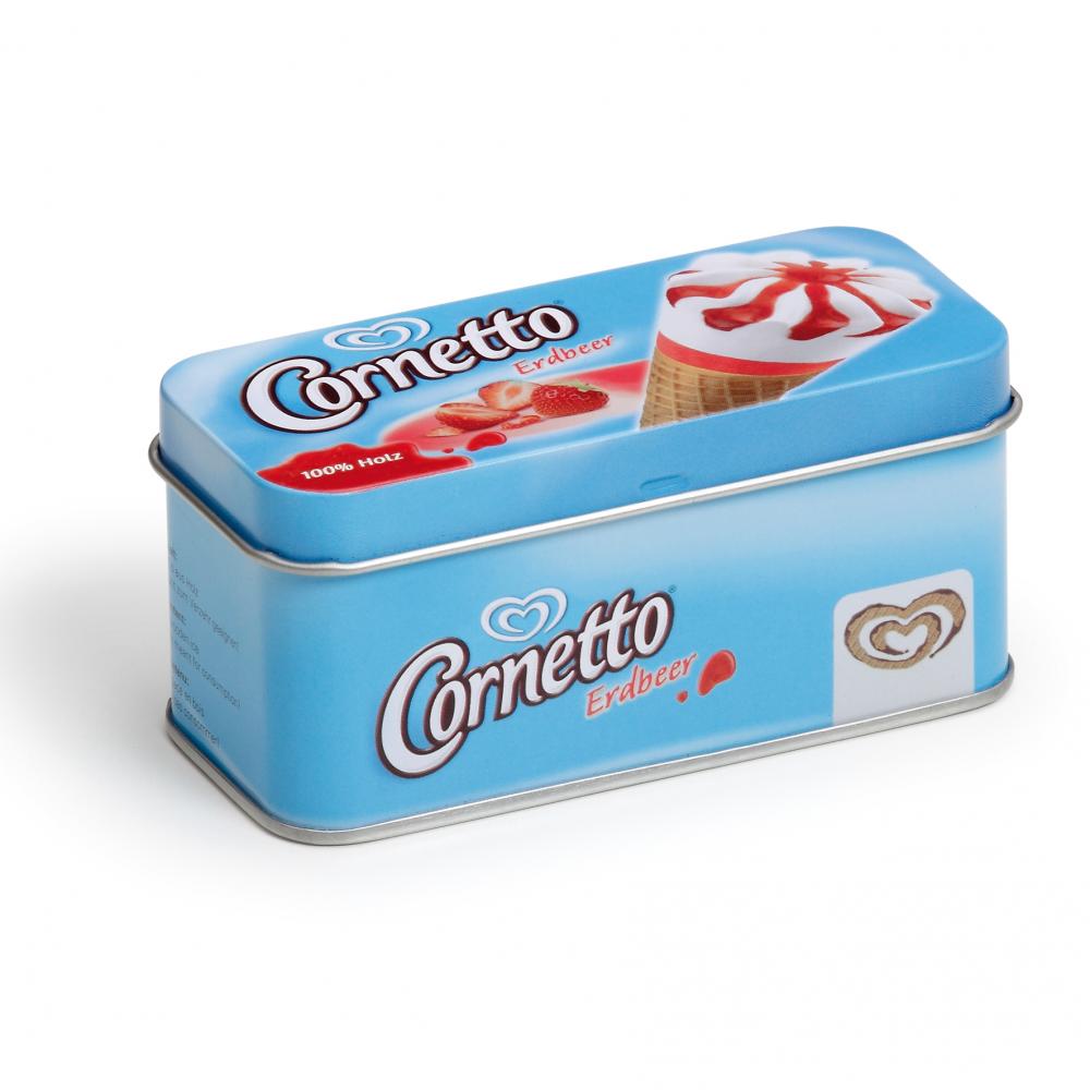 Erzi Ice Cream Cornetto Strawberry in a Tin - Toydler