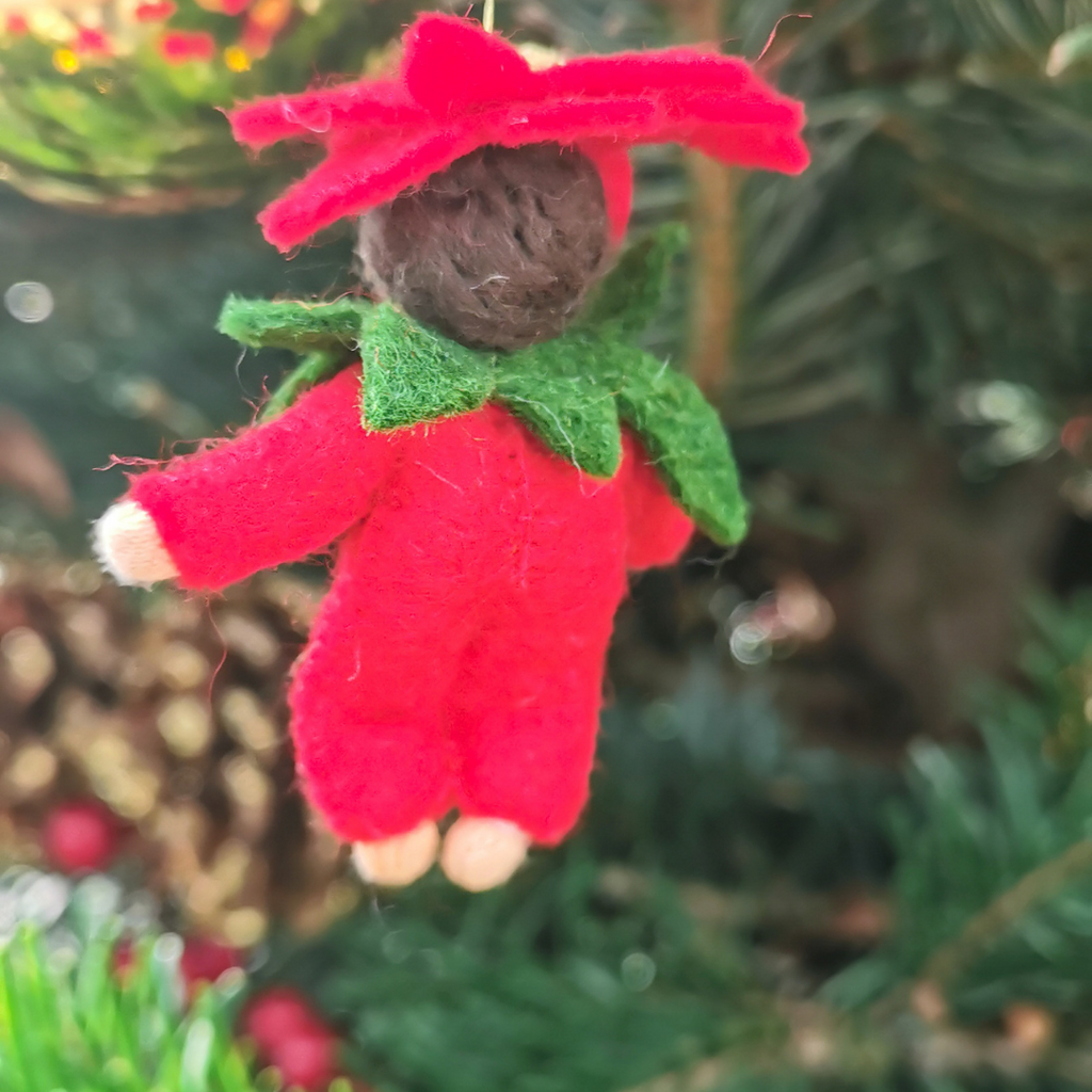 Flowerfaries - Hanging Poinsettia Baby - Toydler