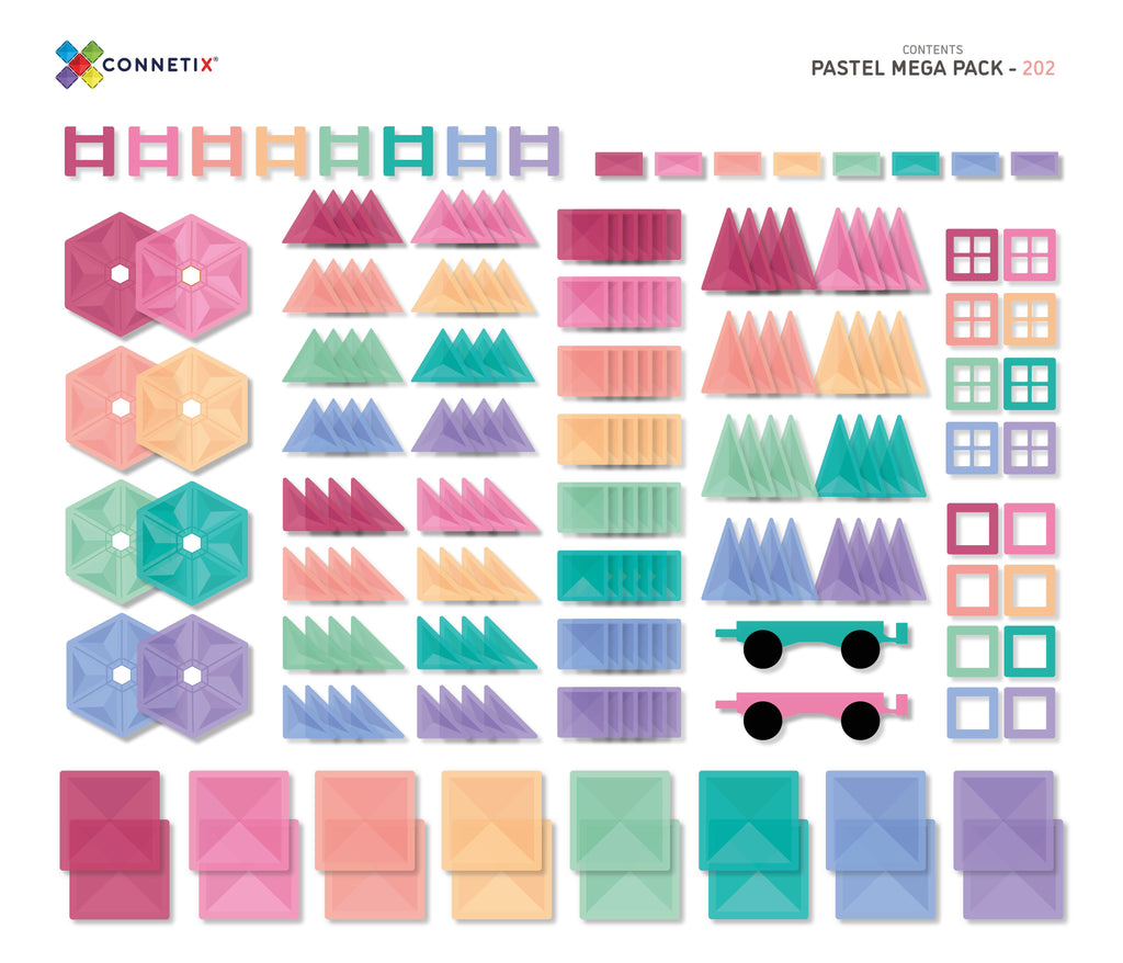 202 Piece Pastel Mega Pack *New 2021* - Toydler