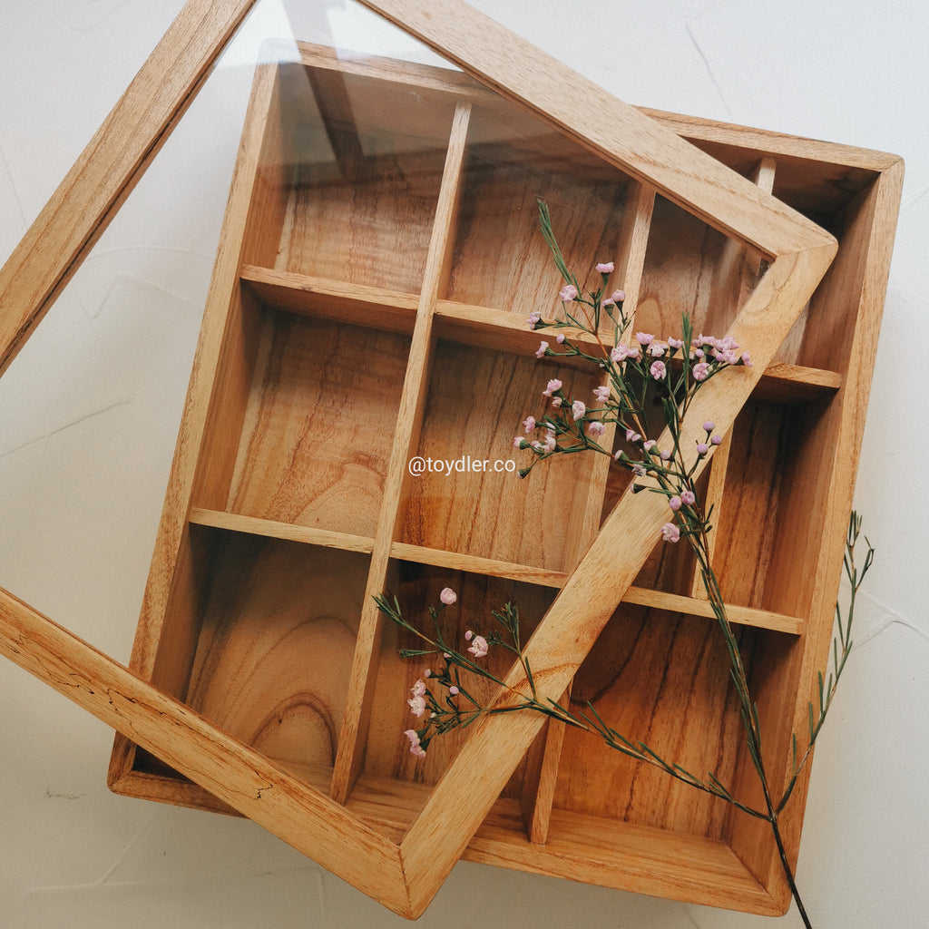 Mukids Loose Parts Board with Lid (Large) - Toydler