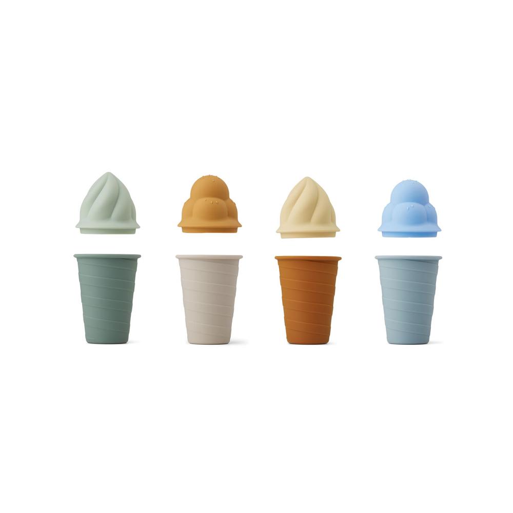 Bay Ice Cream Toy 4-Pack - Sky blue - Toydler