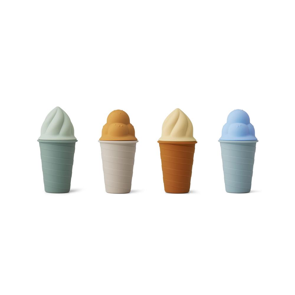 Bay Ice Cream Toy 4-Pack - Sky blue - Toydler