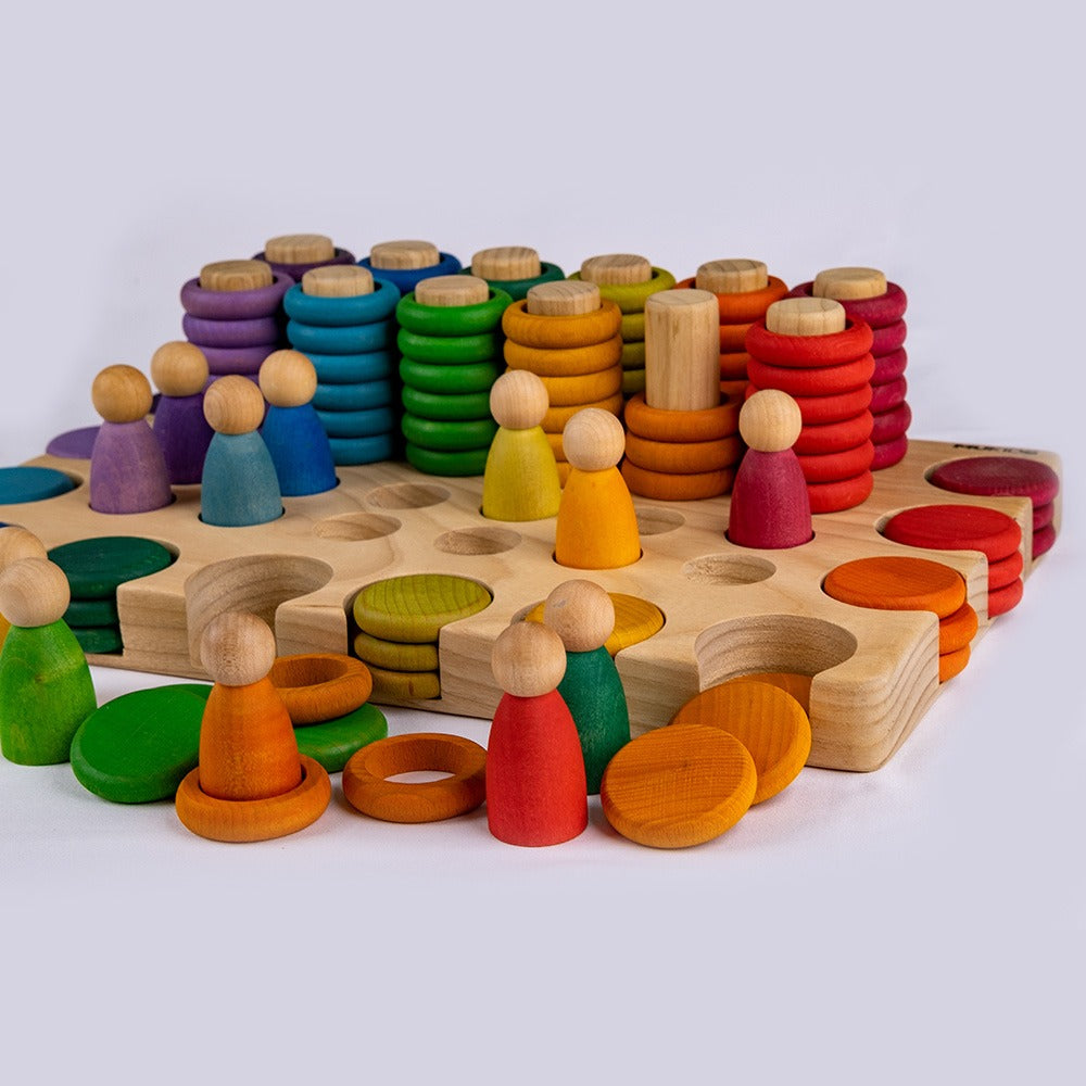 Mukids Nins Carla Full Set Sorting Board - Toydler