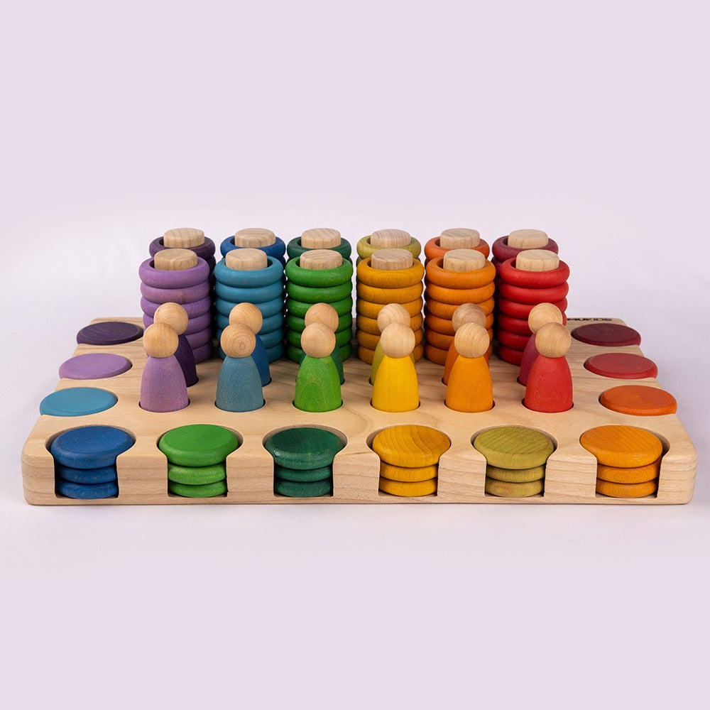 Mukids Nins Carla Full Set Sorting Board - Toydler