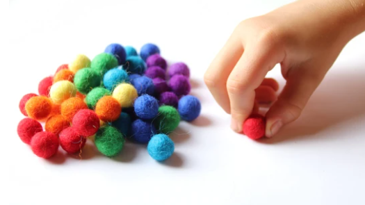 Ball Wool Balls for Hundred Frame - Toydler