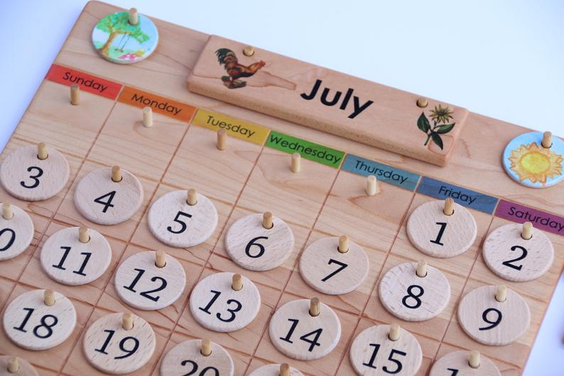 Home Calendar - Rainbow  *ONLY* - Toydler