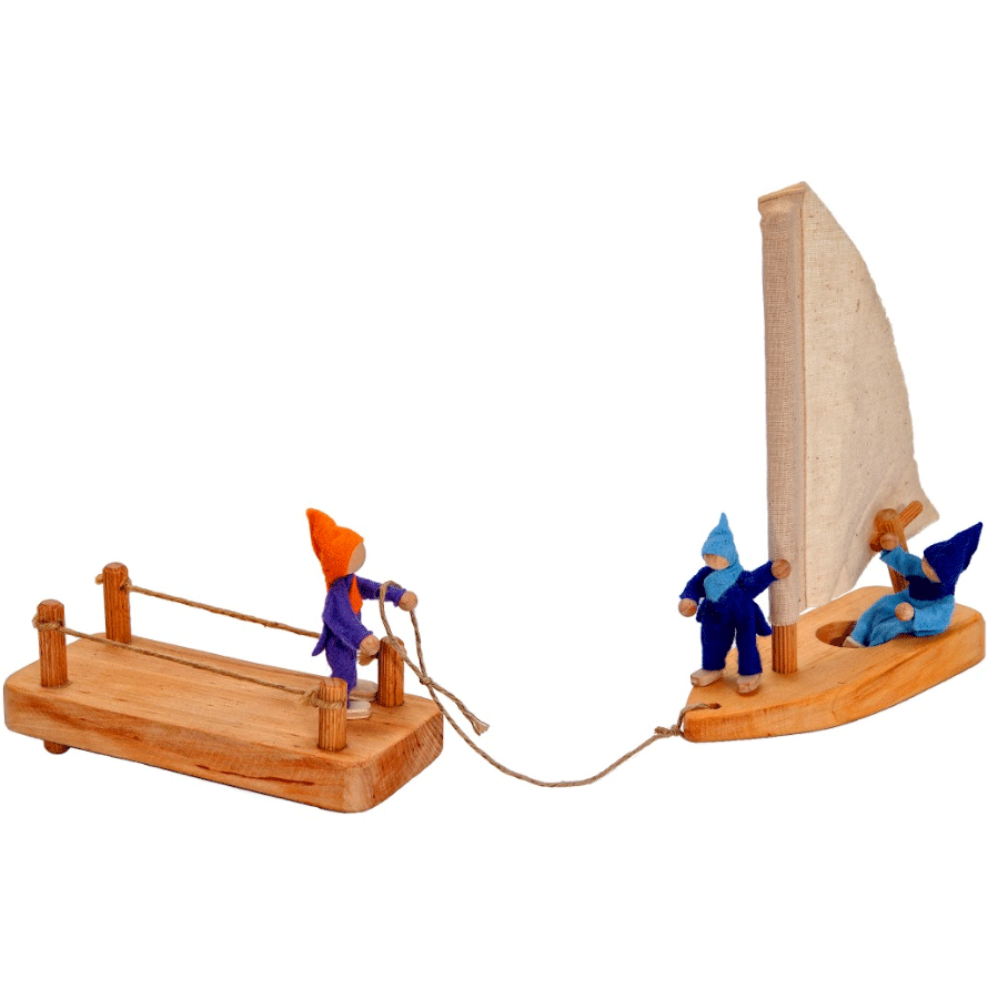 Magic Wood Boat & Dock - Toydler