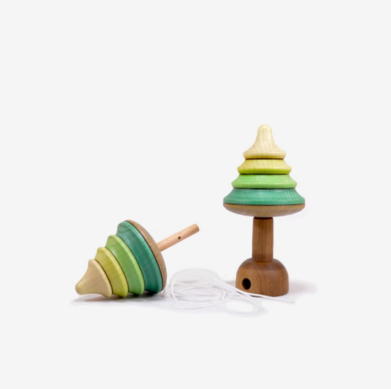Tree Spinning Top to Pull Off - Toydler
